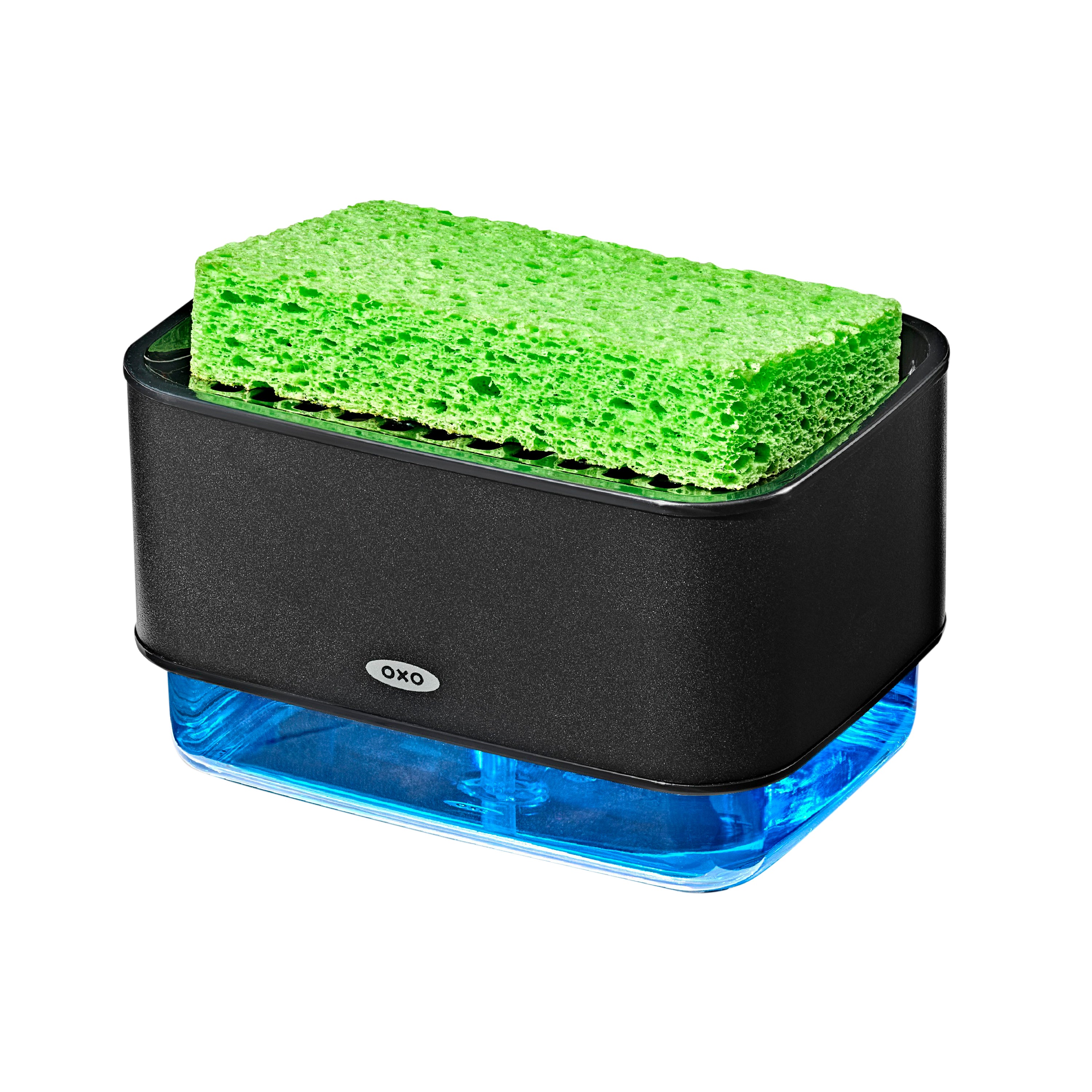 OXO Soap Dispensing Sponge Holder - Black