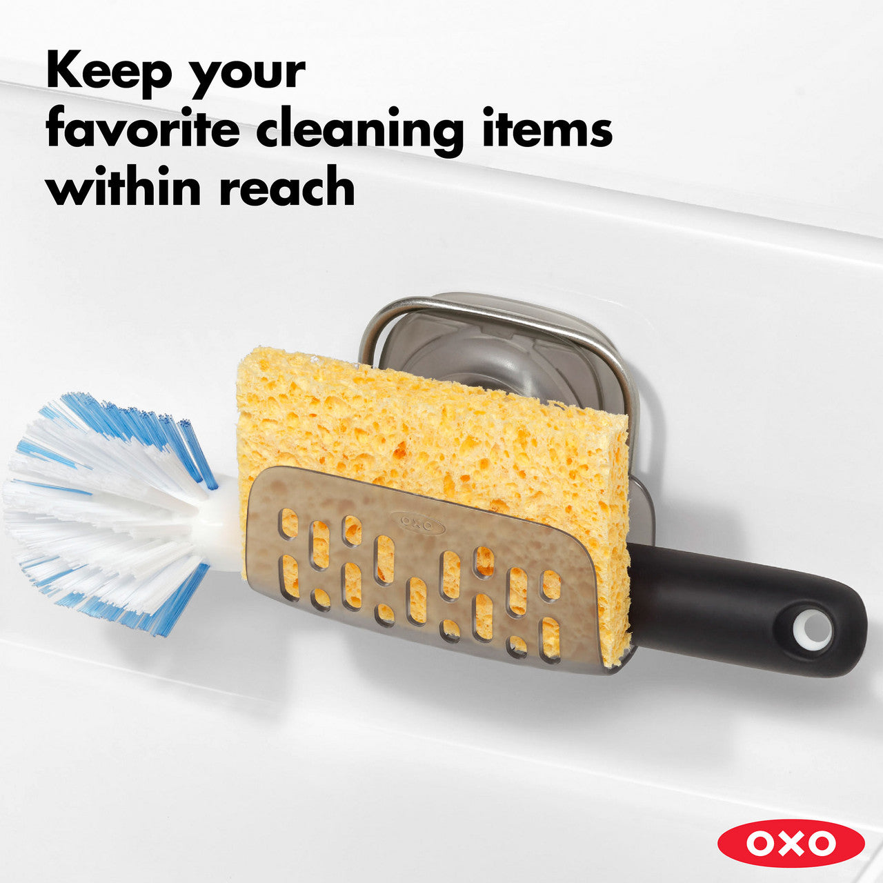 OXO Good Grips StrongHold Suction Sponge Holder