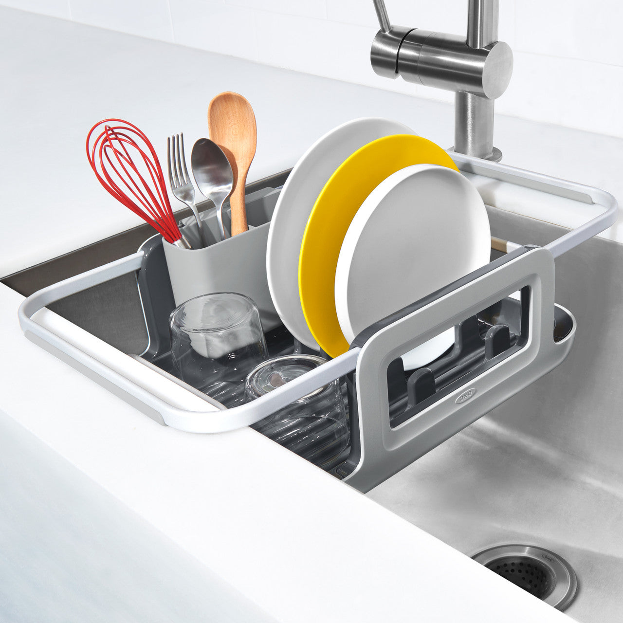 OXO Good Grips Over-the-Sink Aluminum Dish Rack