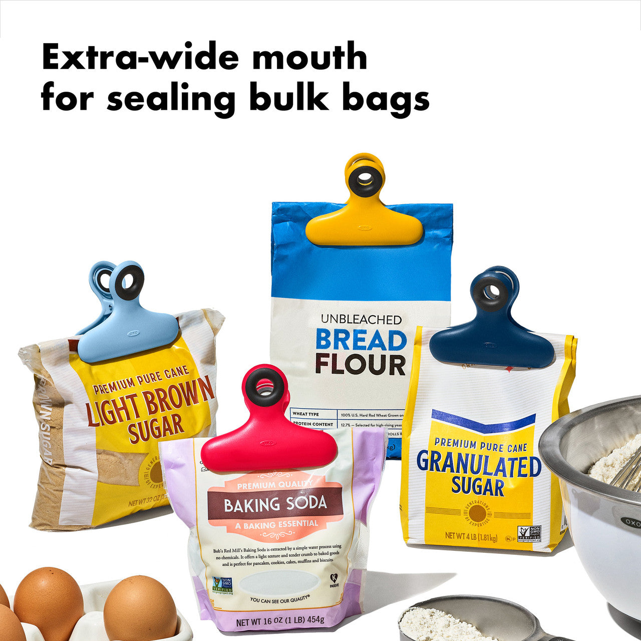 OXO Good Grips All-Purpose Magnetic Clips - 4 Pc Assorted