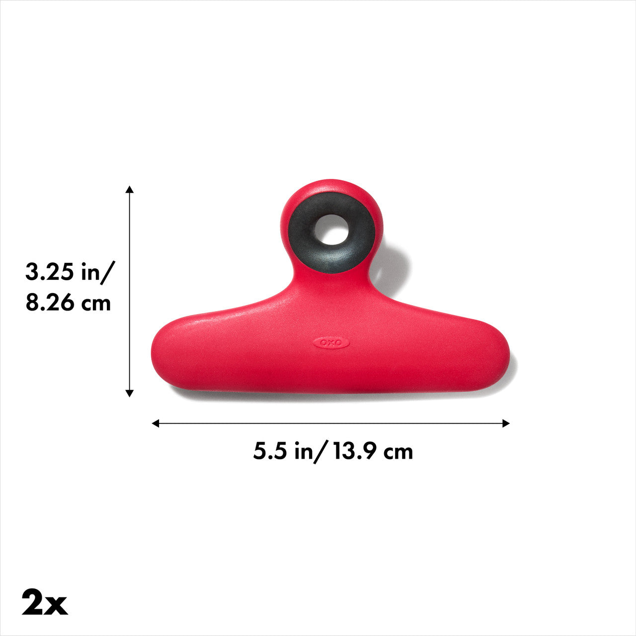 OXO Good Grips Bag Clips - 2 Pk - Red