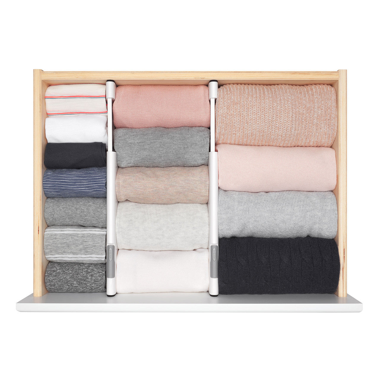 OXO Good Grips Expandable Dresser Drawer Divider - 2 Pk
