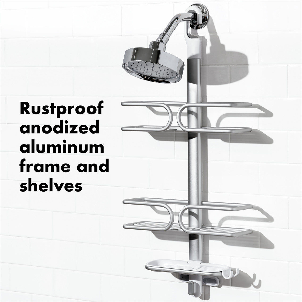 OXO Good Grips 3 Tier Aluminium Shower Caddy