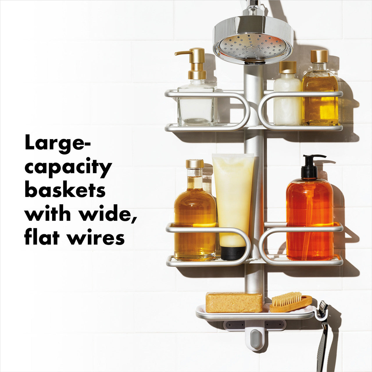 OXO Good Grips 3 Tier Aluminium Shower Caddy