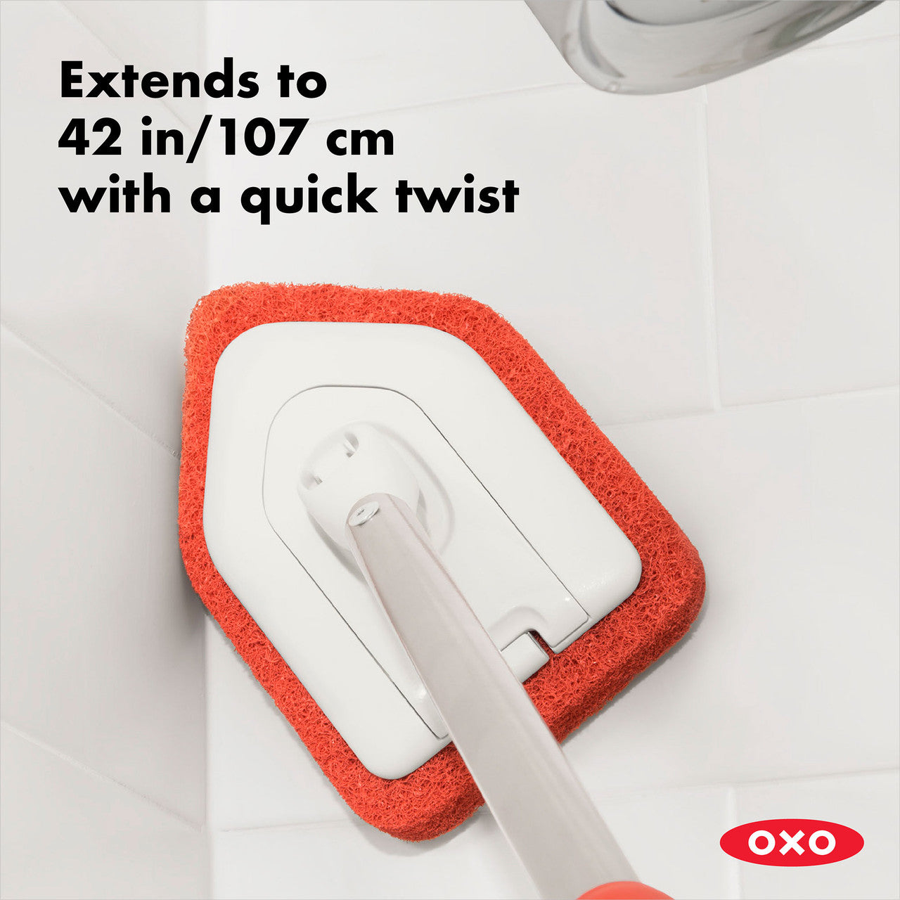 OXO Good Grips Extendable Tub And Tile Scrubber