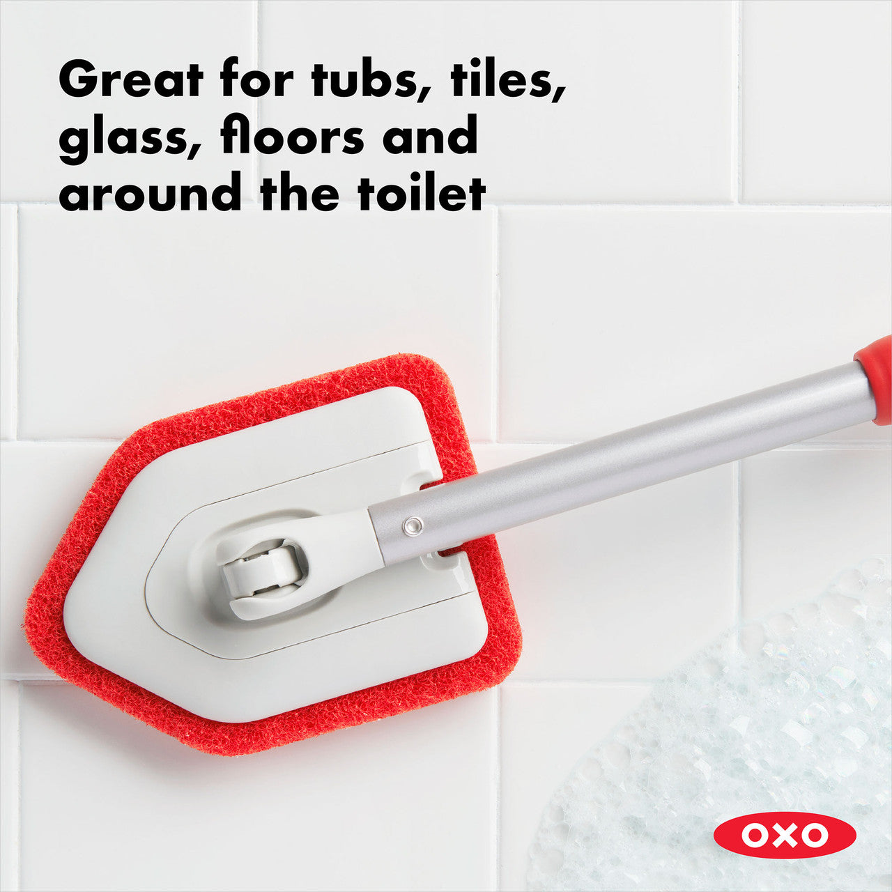 OXO Good Grips Extendable Tub And Tile Scrubber