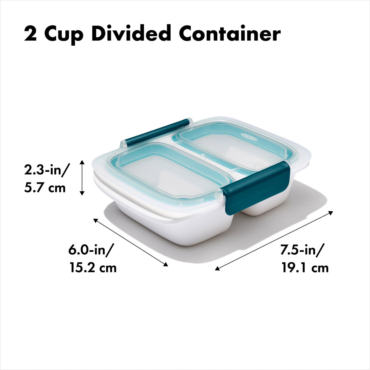 OXO Prep & Go Divided Container 0.4L