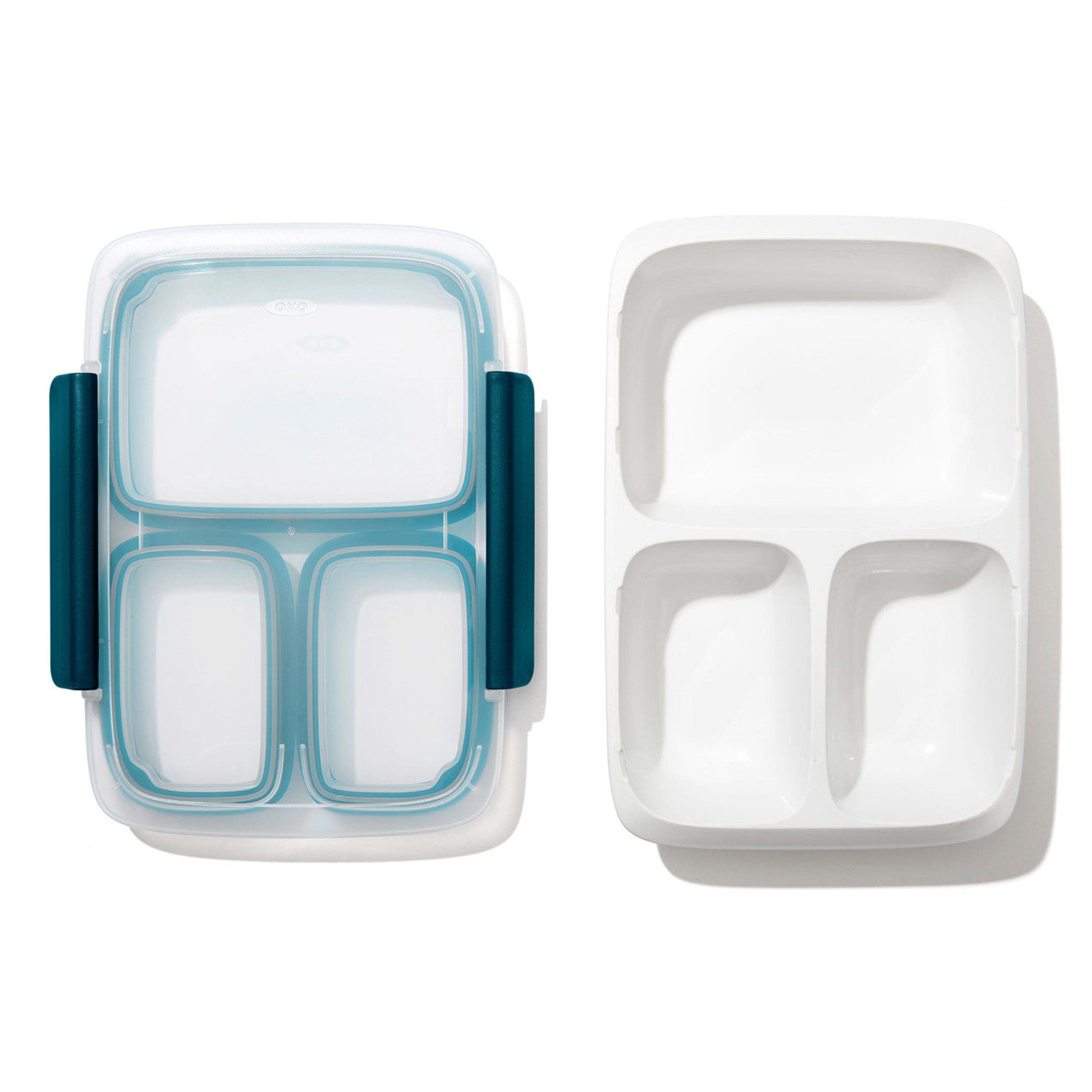 OXO Prep & Go Divided 2 Way Container