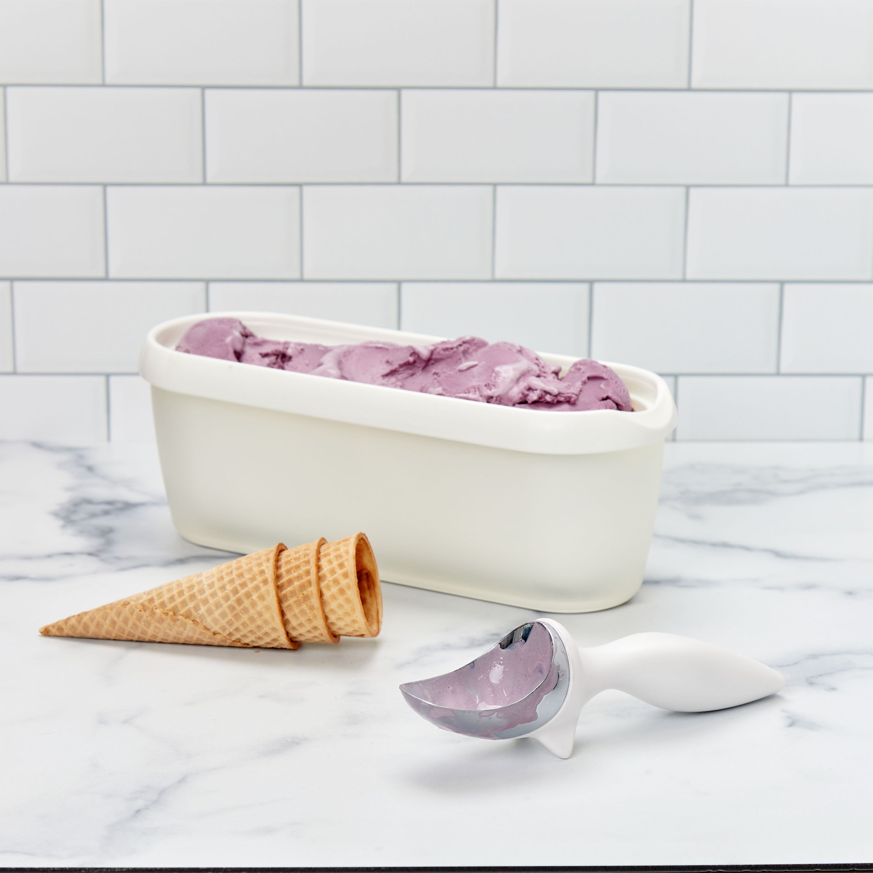 Tovolo Tilt-Up Ice Cream Scoop – White