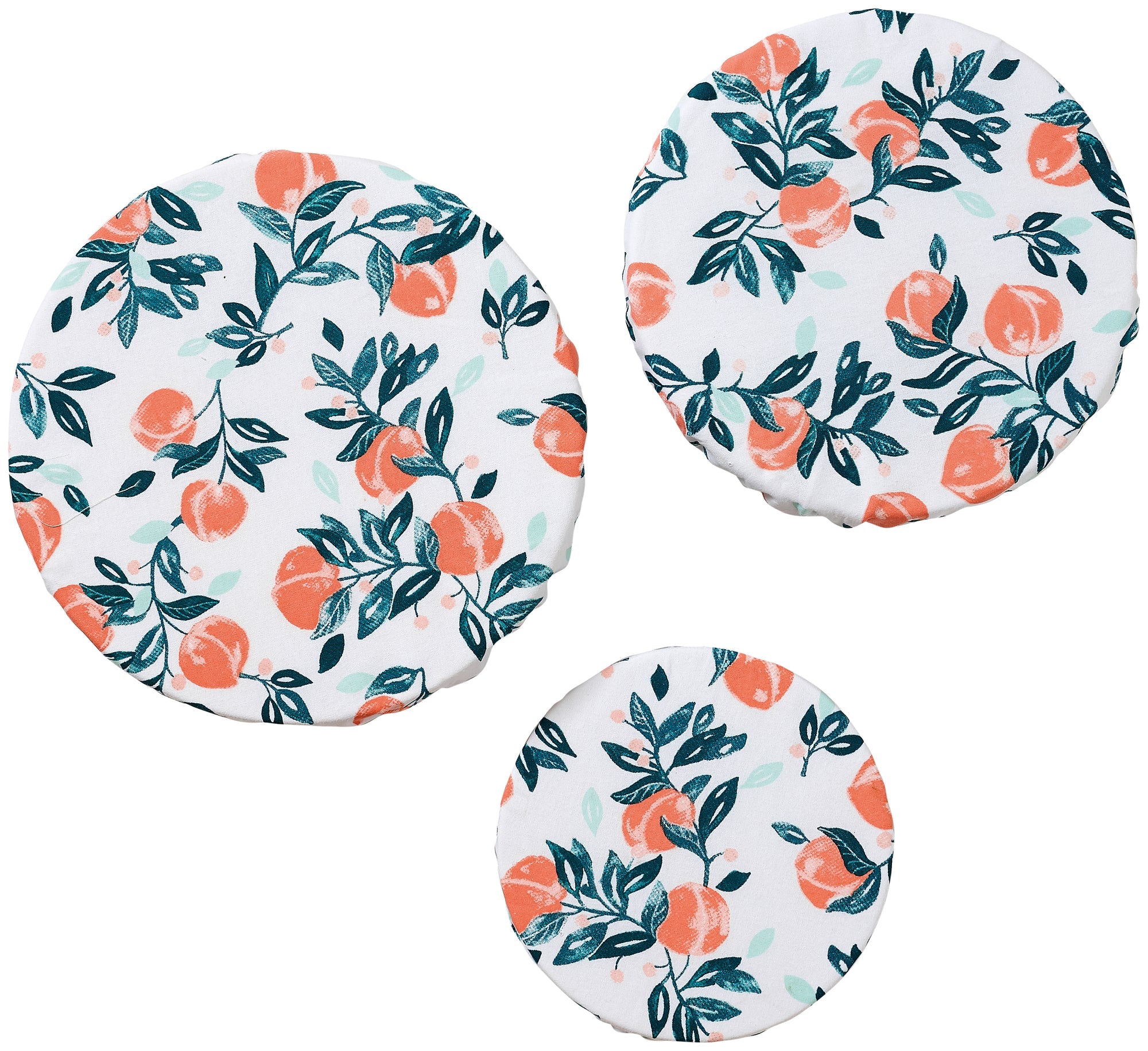 Ladelle Amore Peaches 3pk Stretch Bowl Covers