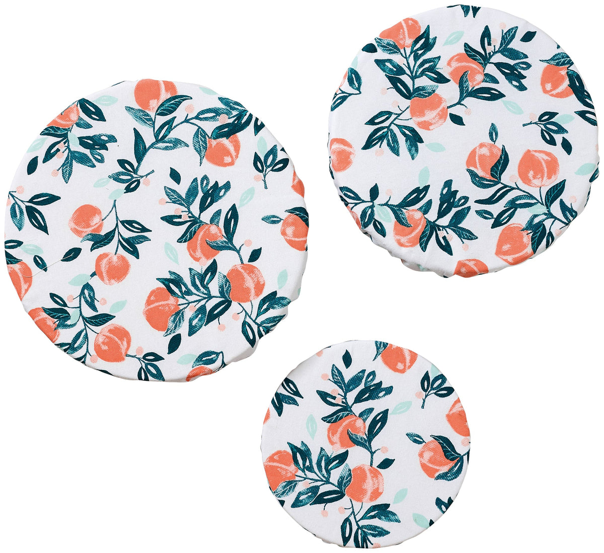 Ladelle Amore Peaches 3pk Stretch Bowl Covers