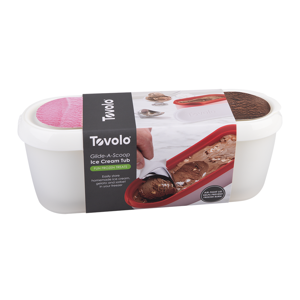 Tovolo Glide-A-Scoop Ice Cream Tub 1.4L - White