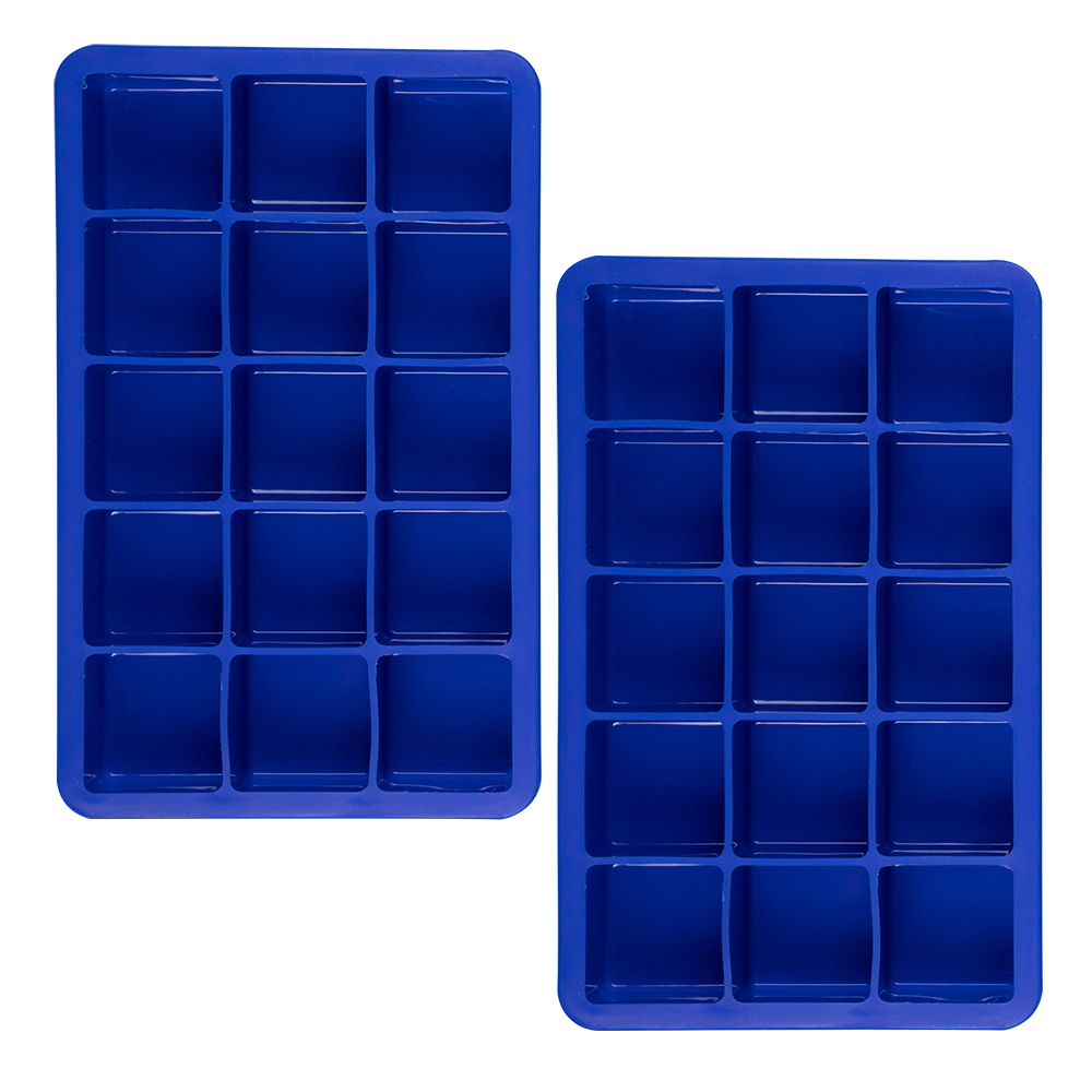Tovolo Perfect Cube Ice Tray Set 2 - Blue