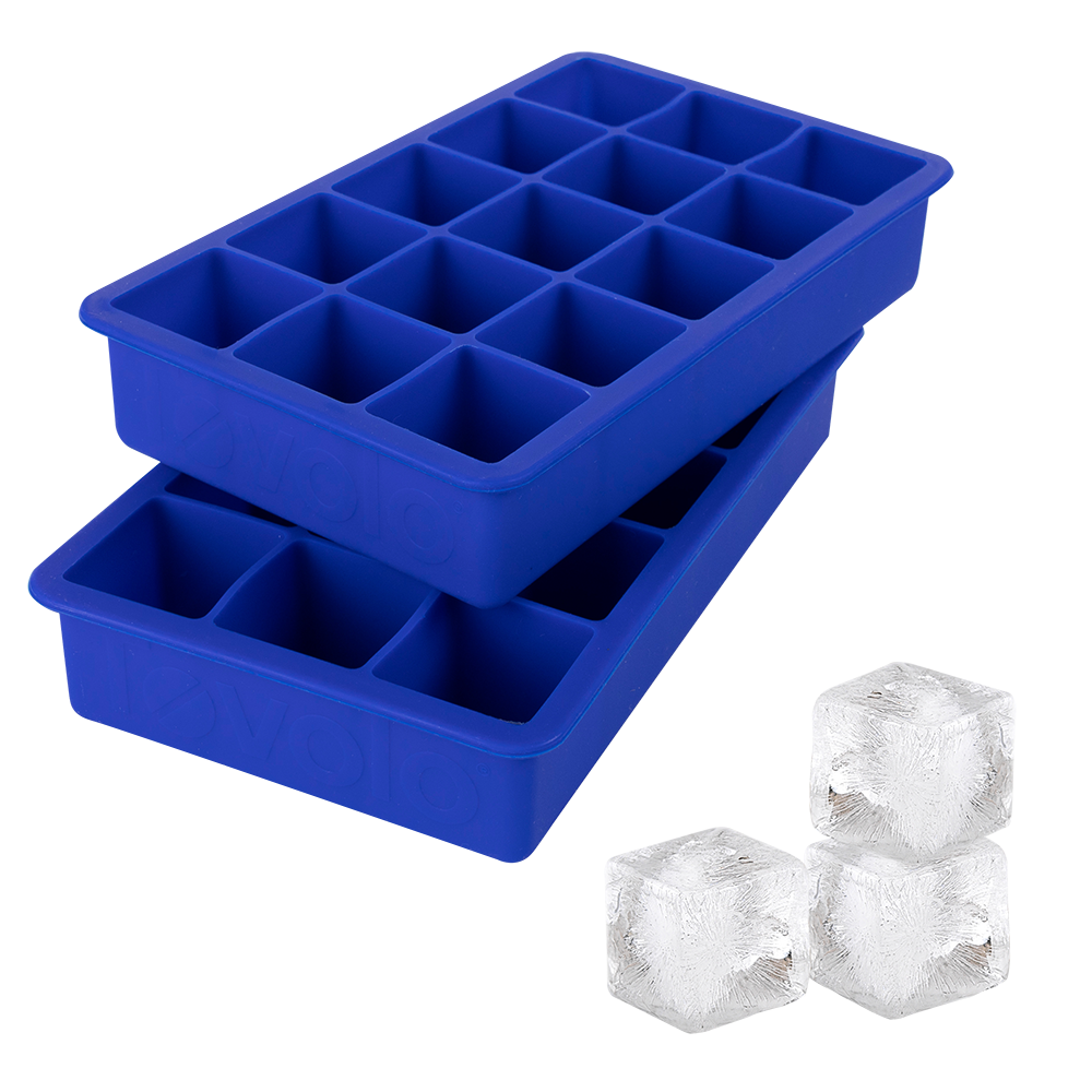 Tovolo Perfect Cube Ice Tray Set 2 - Blue