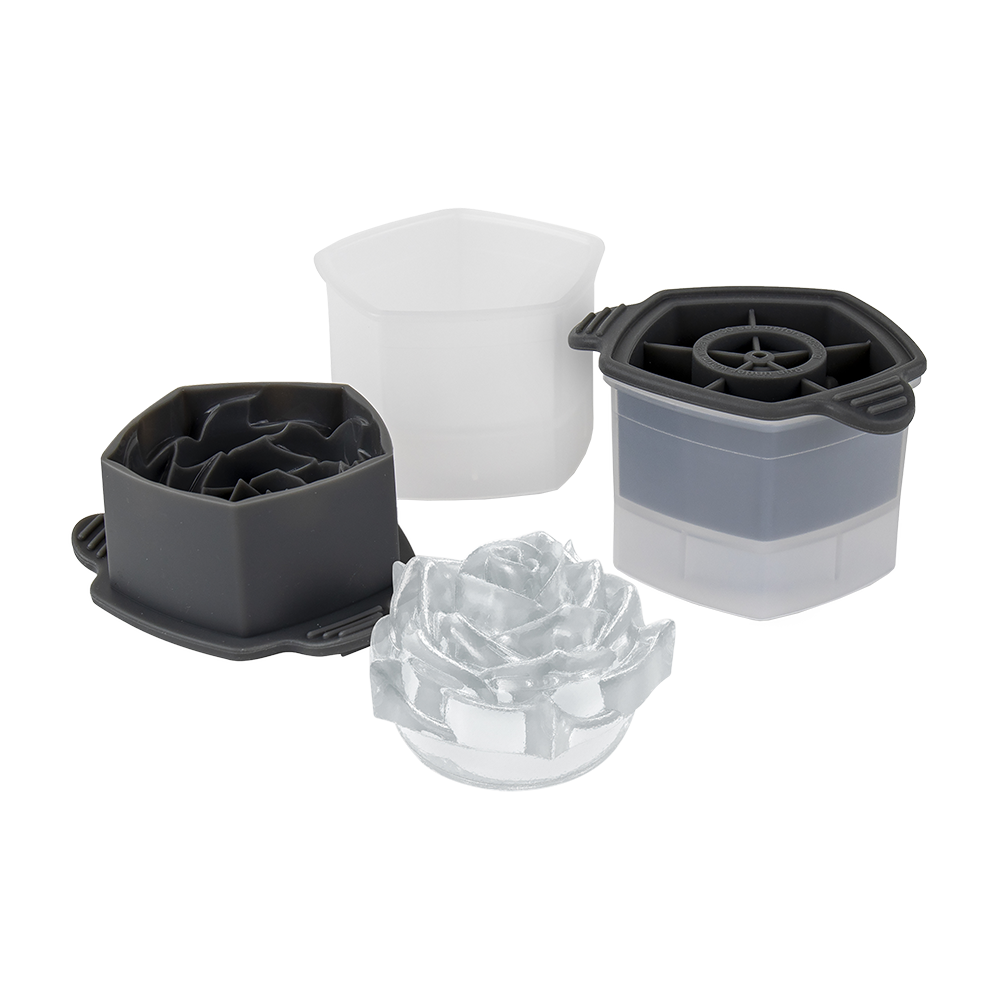 Tovolo Rose Ice Mould Set 2 - Charcoal