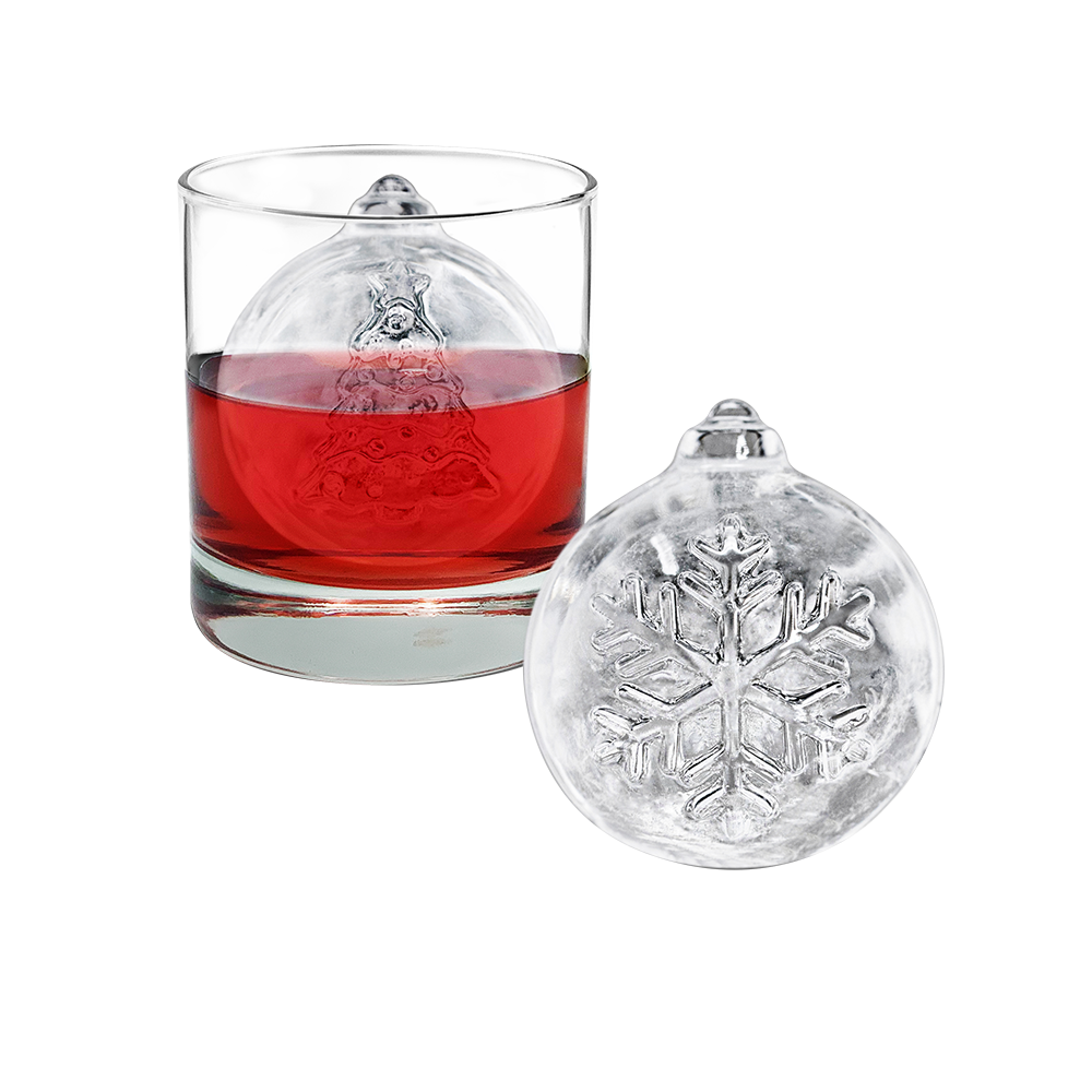 Tovolo Ornamental Ice Moulds Set 2 - Tree & Snowflake