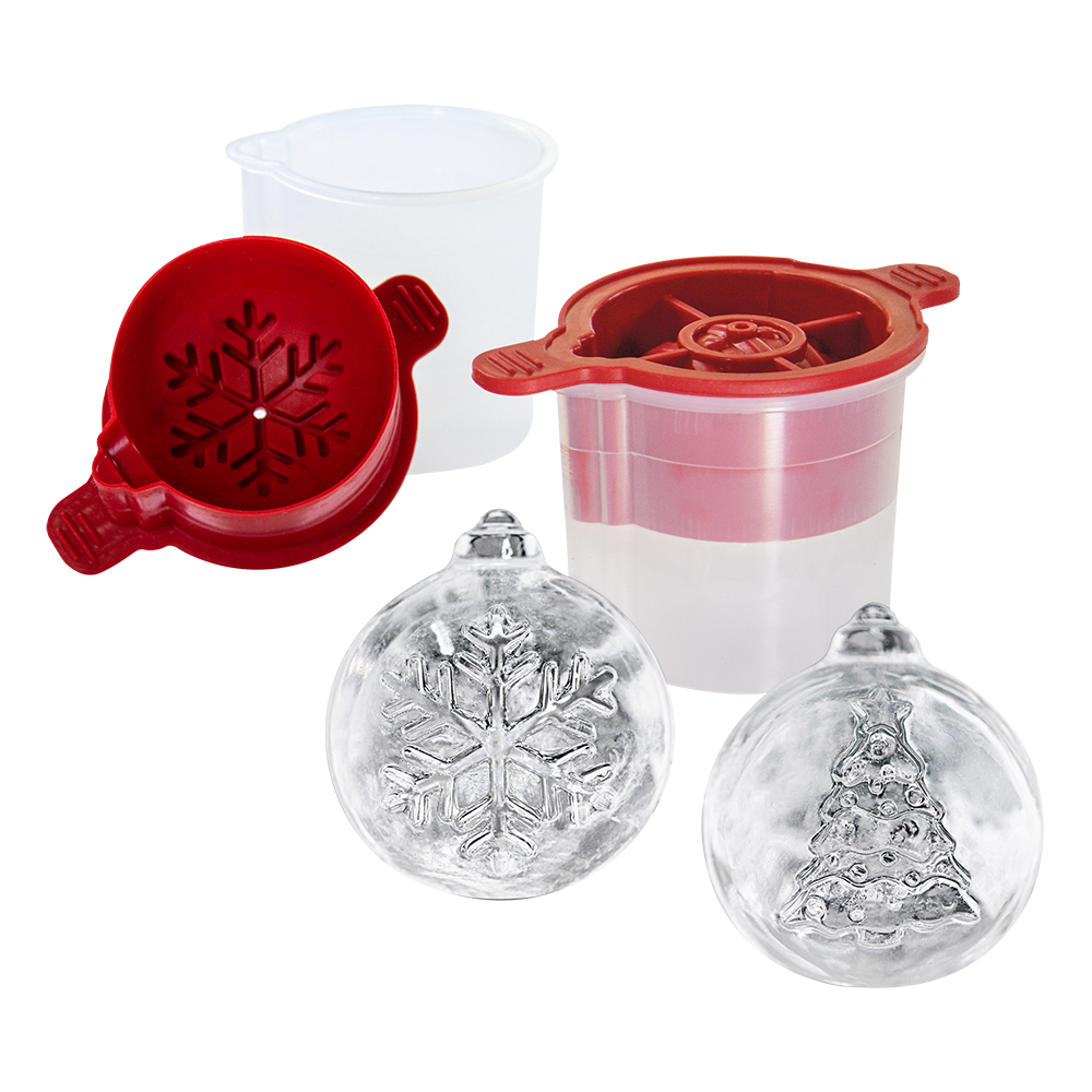 Tovolo Ornamental Ice Moulds Set 2 - Tree & Snowflake