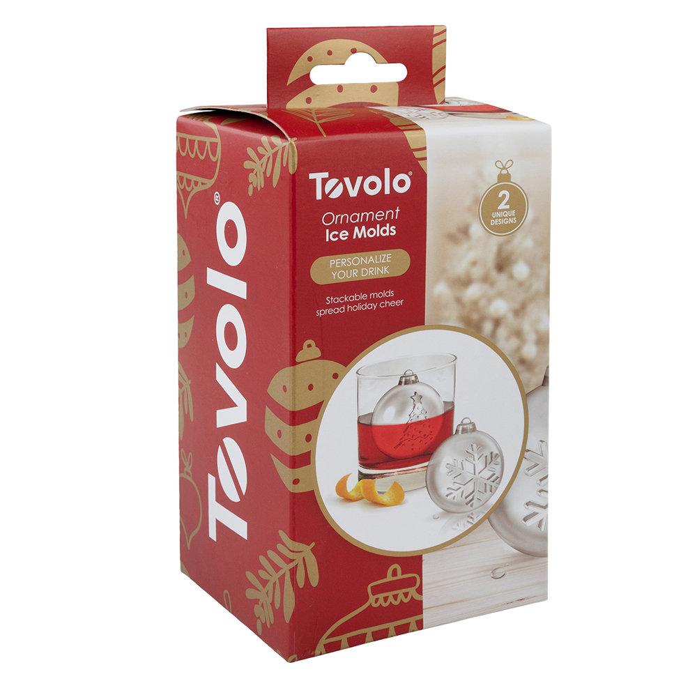 Tovolo Ornamental Ice Moulds Set 2 - Tree & Snowflake