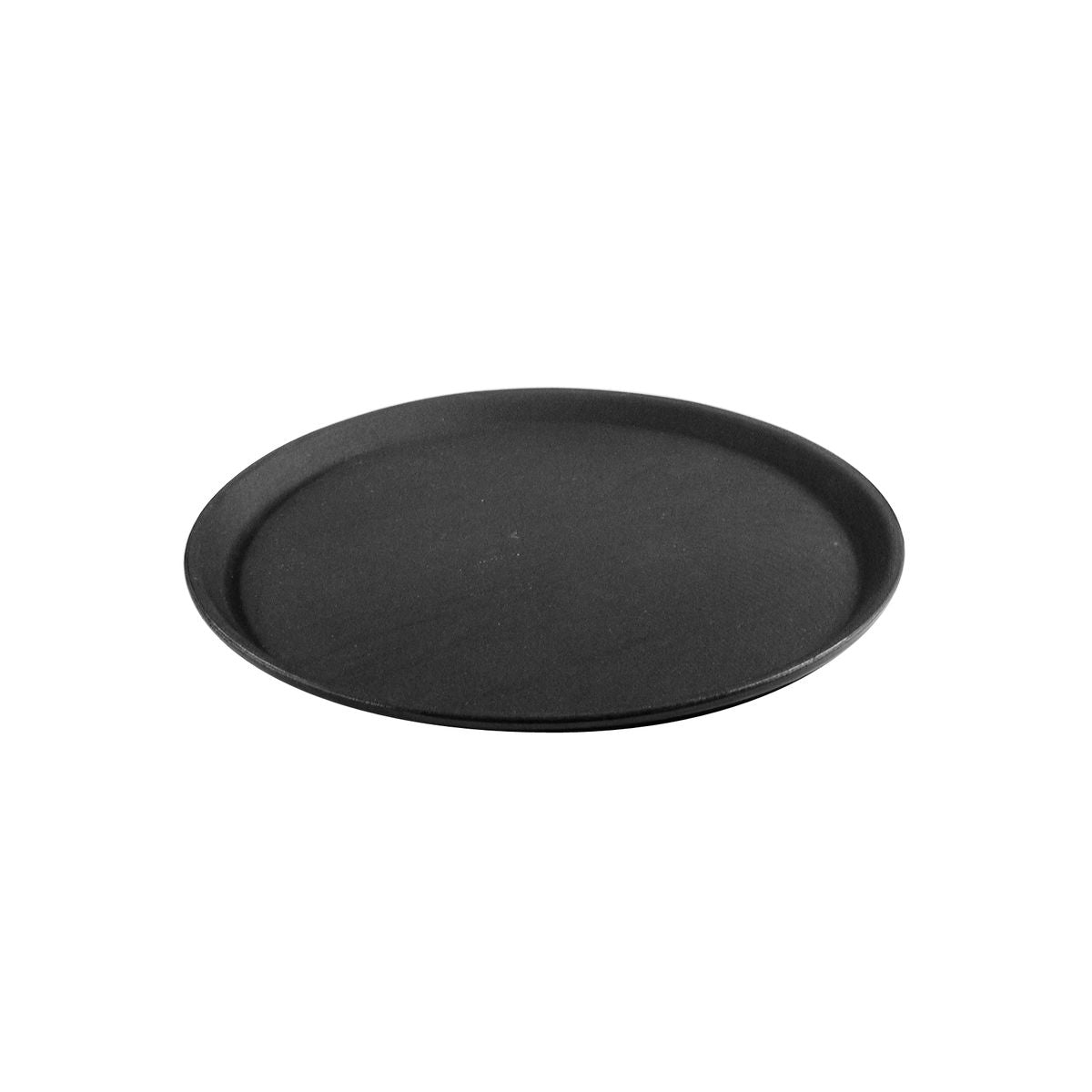 Trenton Non-Slip Round Tray (280mm Ø - Black)