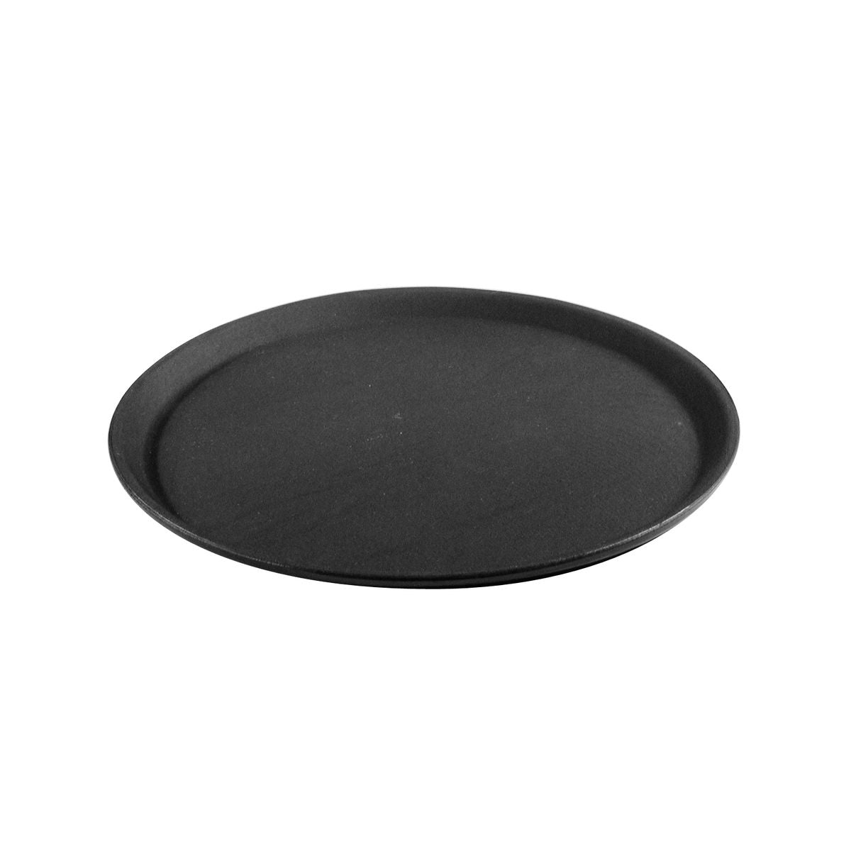 Trenton Non-Slip Round Tray (350mm Ø - Black)