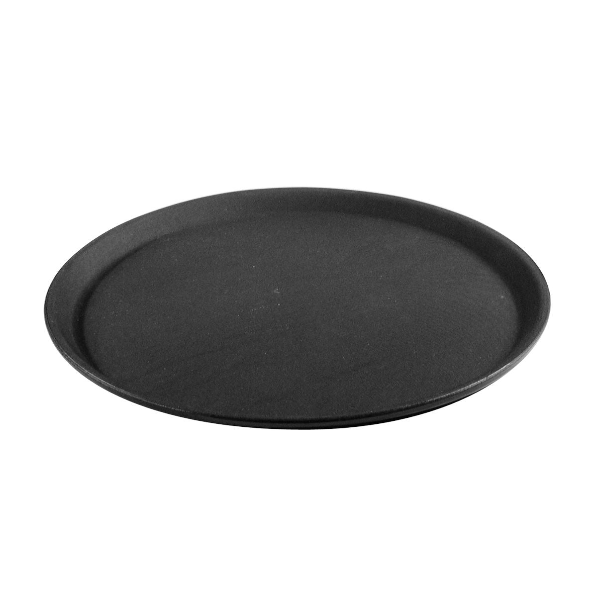 Trenton Non-Slip Round Tray (400mm Ø - Black)