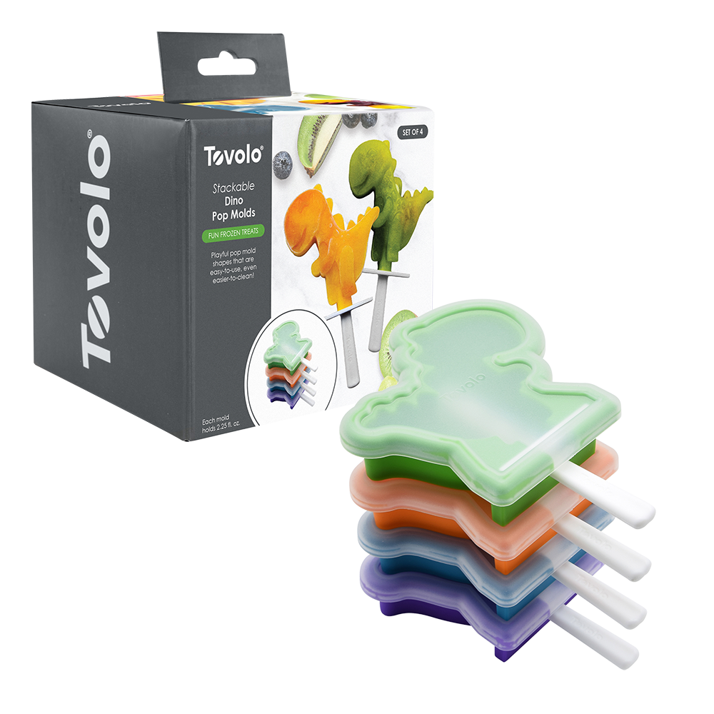 Tovolo Stackable Ice Pop Moulds Set 4 - Dinosaur