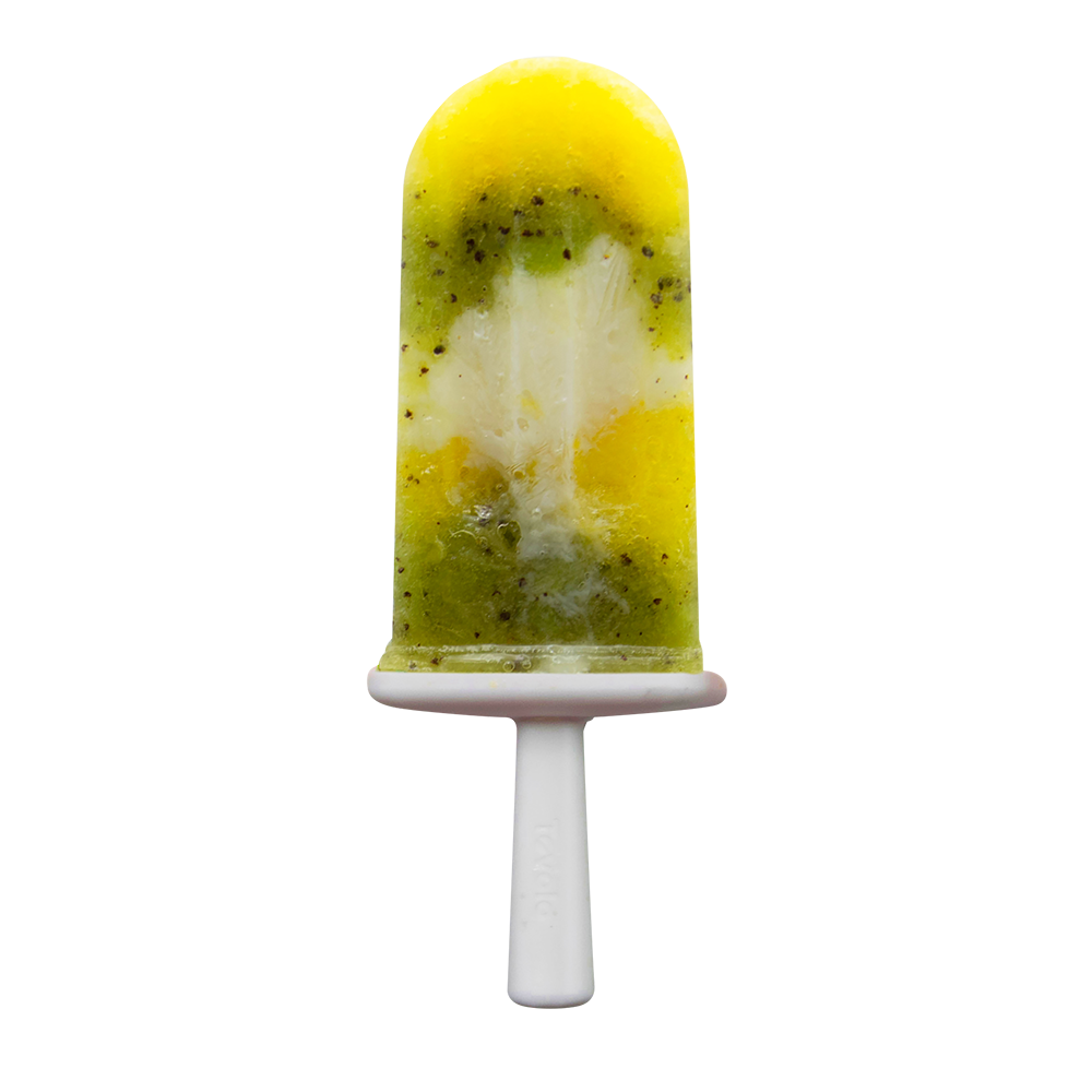 Tovolo Groovy Pop Moulds Set 6 W/ Stand - Spring Green