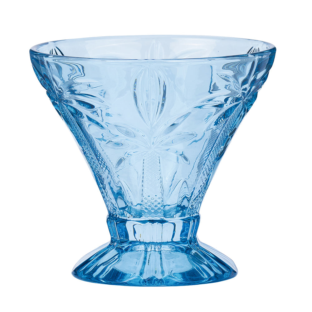Annabel Trends Cocktail Glass Set Palm Tree Amber