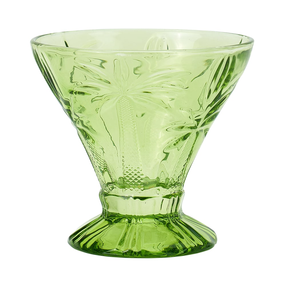 Annabel Trends Cocktail Glass Set Palm Tree Blue