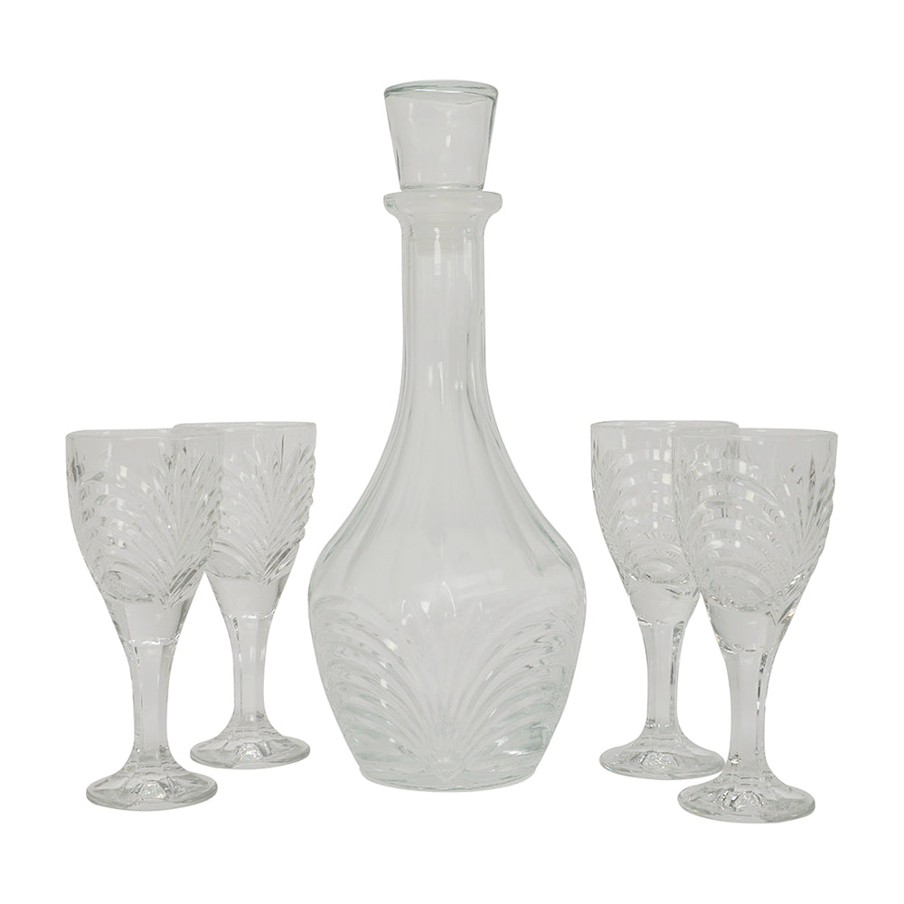 Annabel Trends Decanter Set Art Deco 5pc