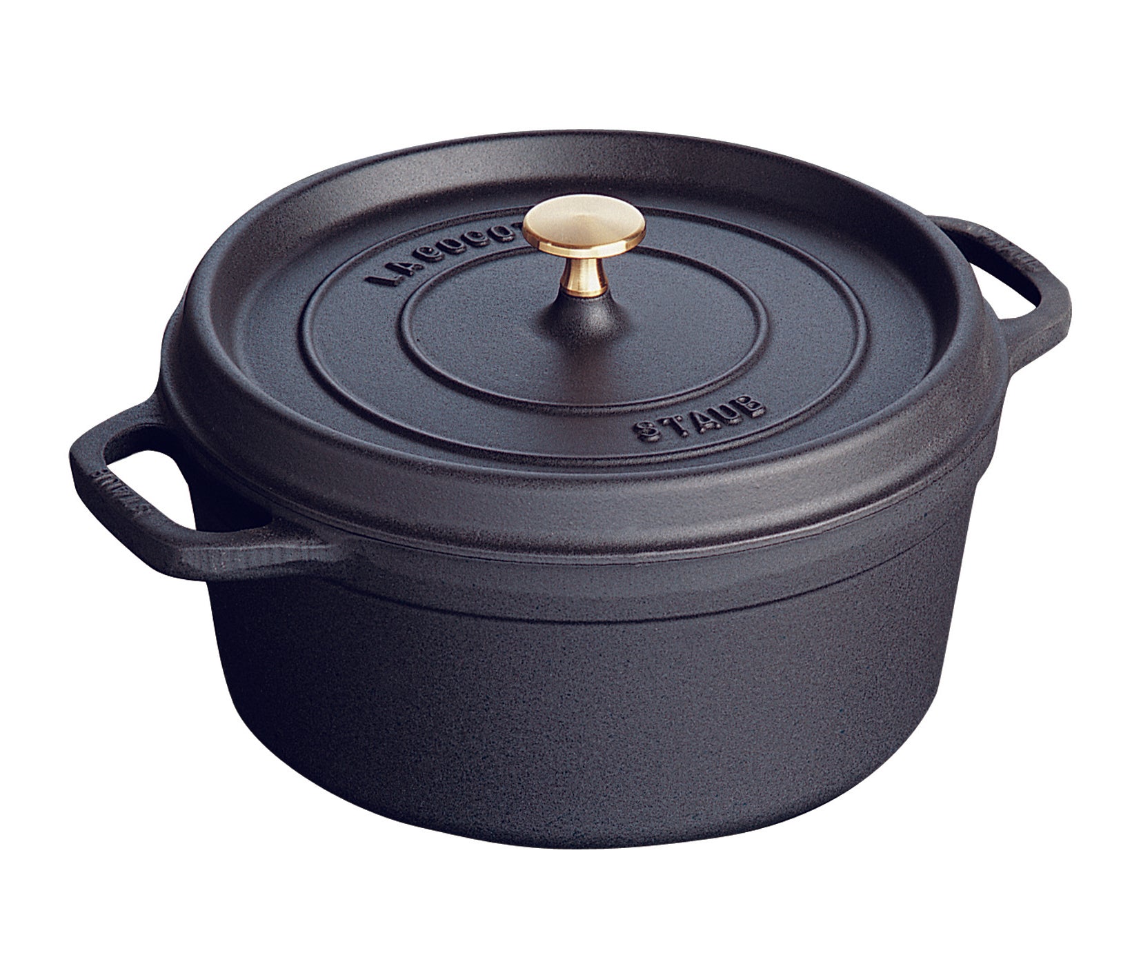 Staub Round Cocotte - 24cm Black