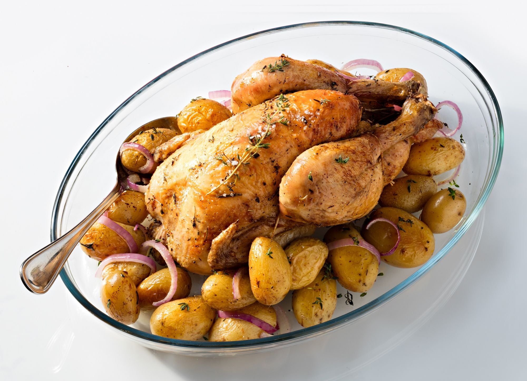 O'Cuisine Glass Oval Roaster 35 x 24cm - 3L