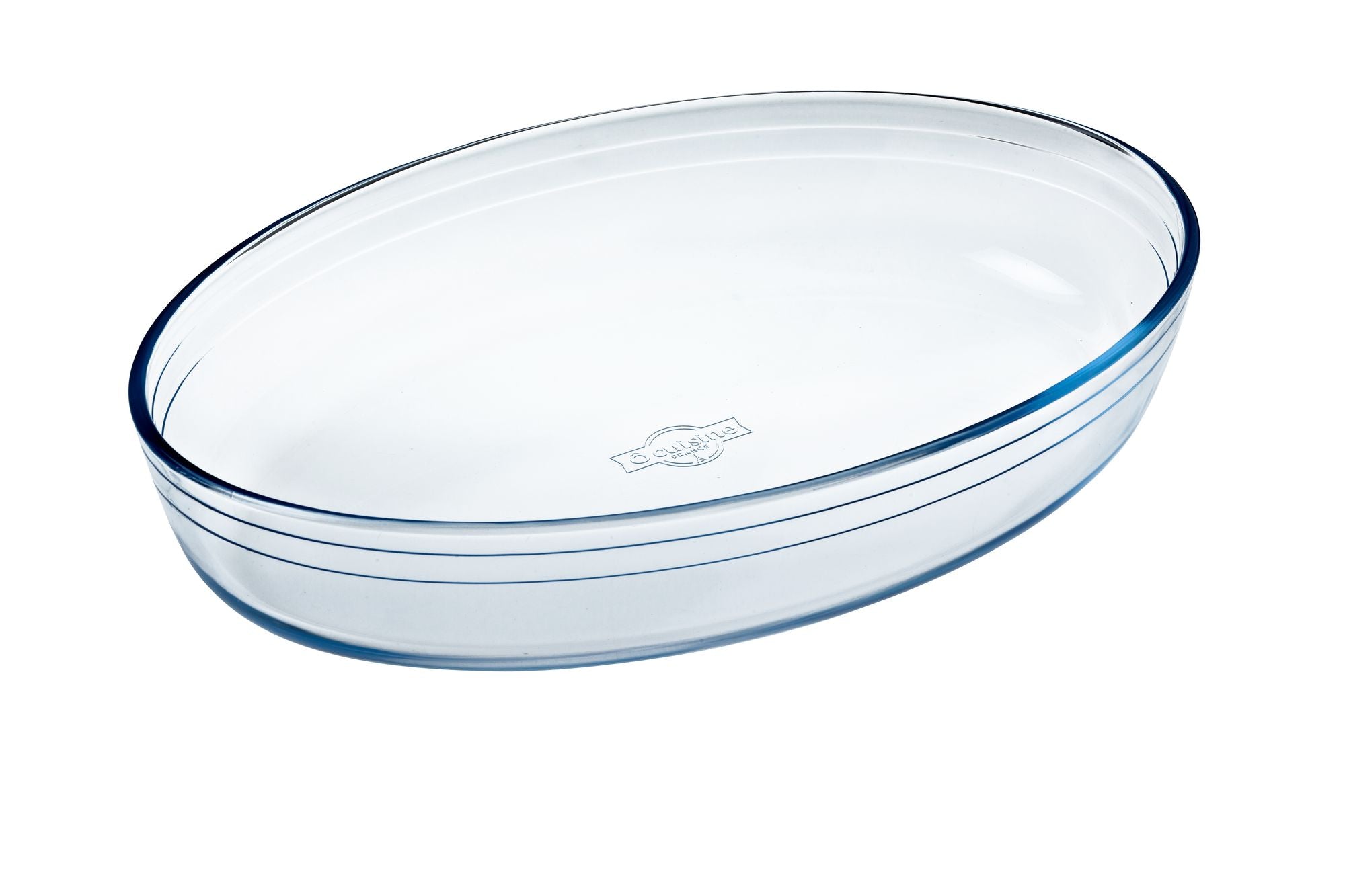 O'Cuisine Glass Oval Roaster 39 x 27cm - 4L