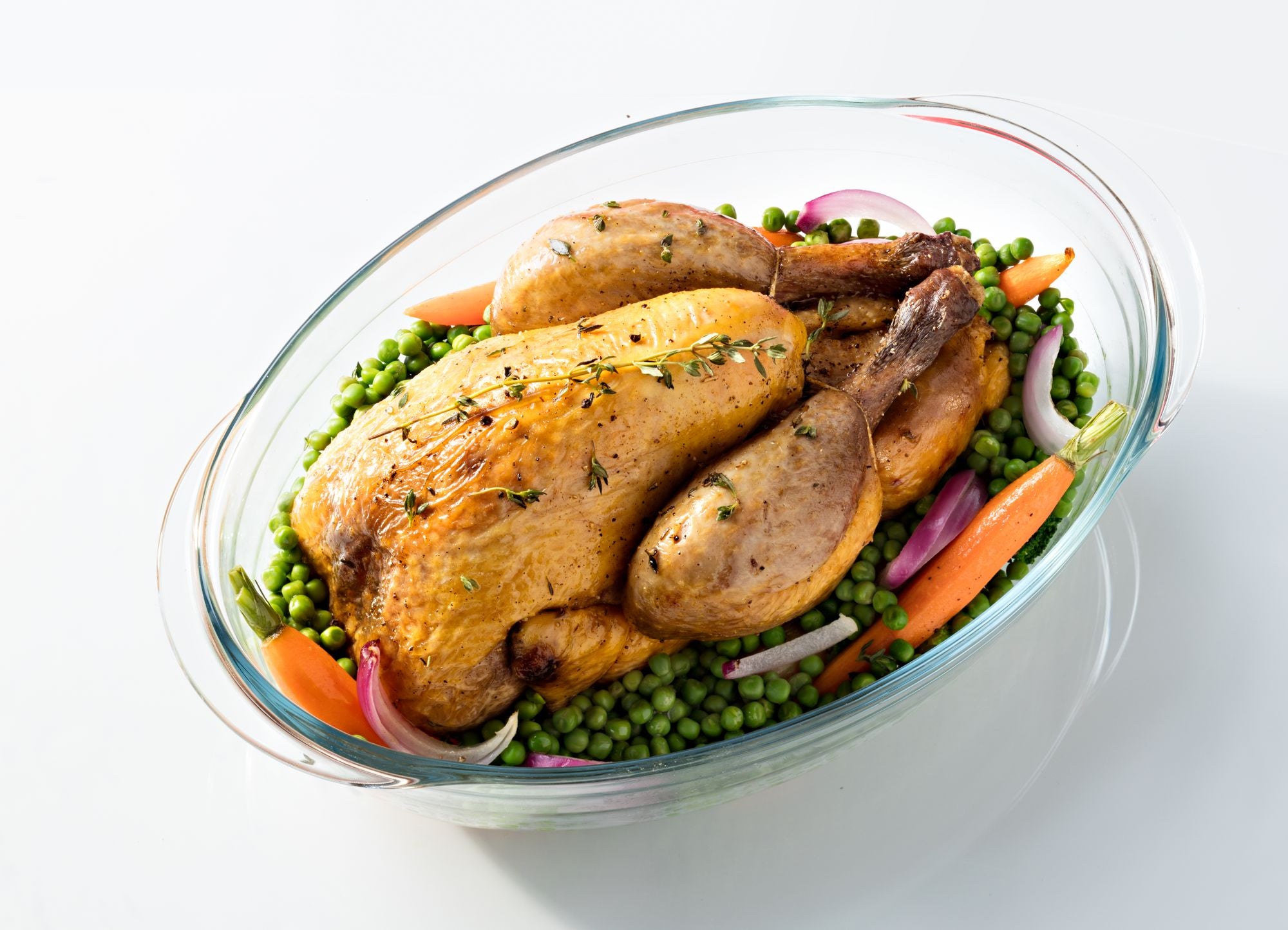 O'Cuisine Glass Oval Casserole 33 x 20cm - 4L