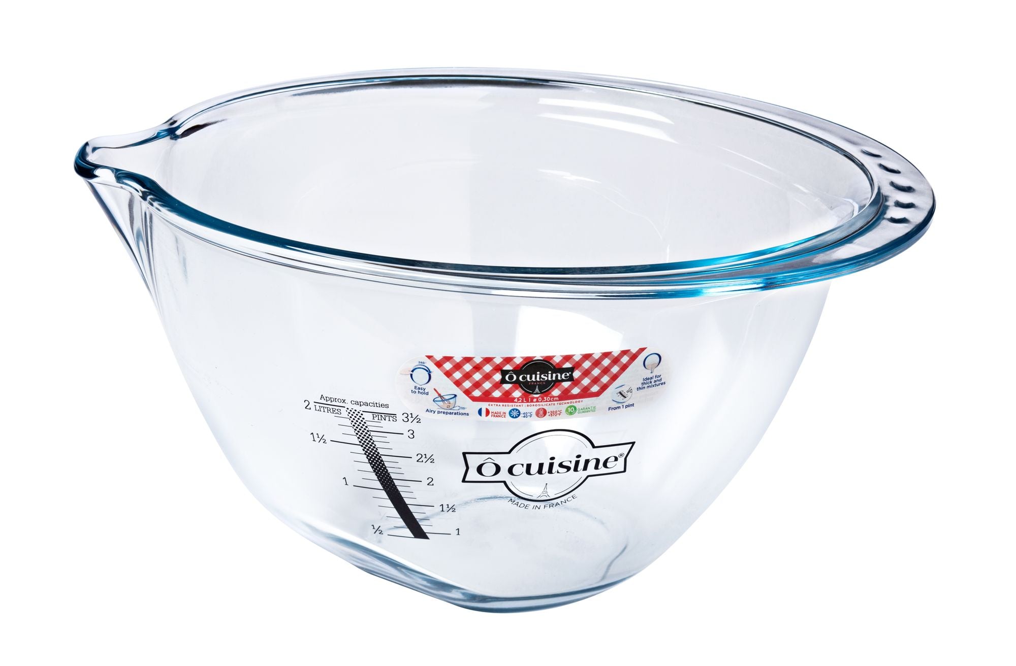 O'Cuisine Glass Expert Bowl 30cm - 4.2L