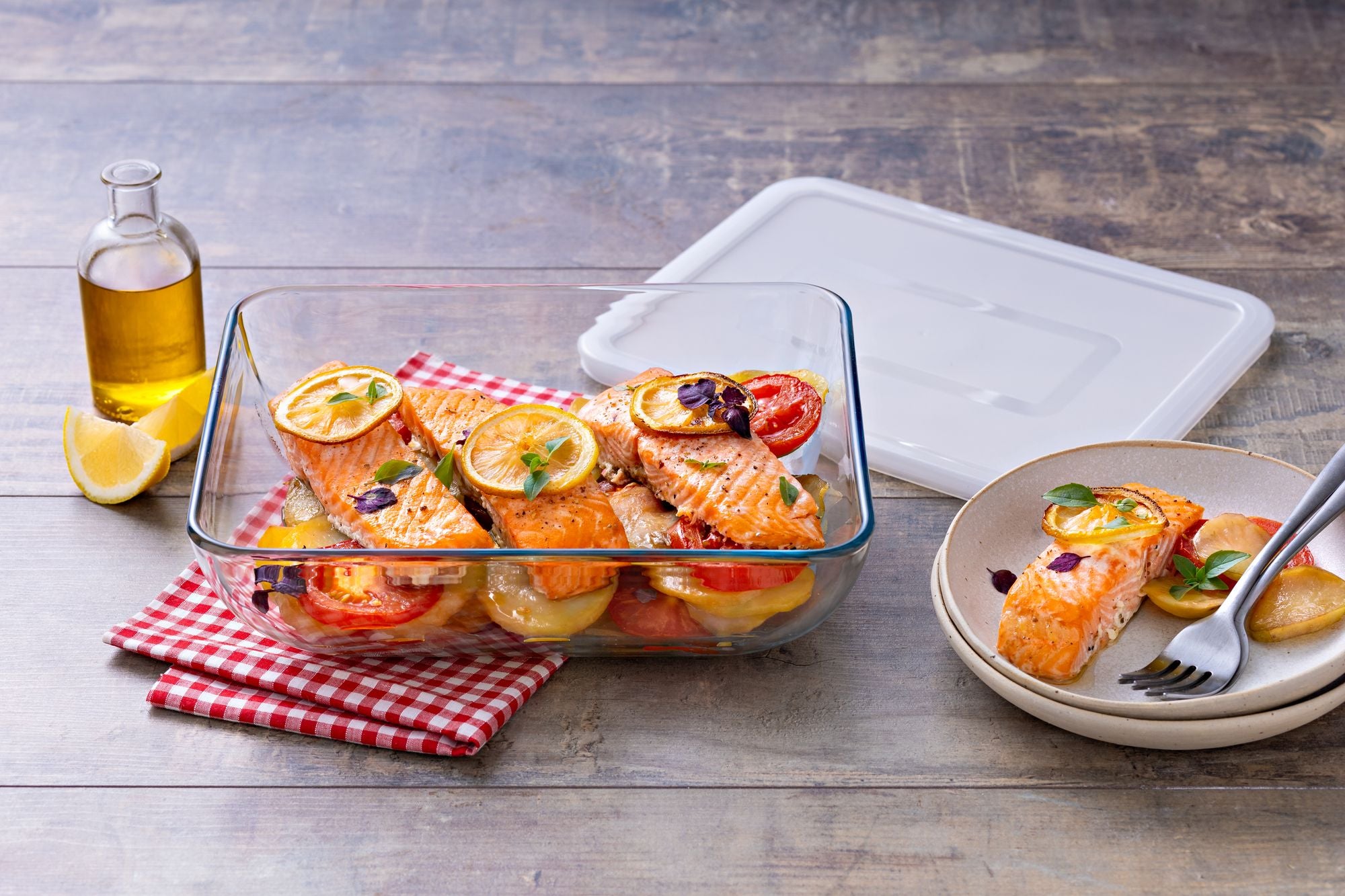 O'Cuisine Glass Rectangular Storage Dish - 1.3L
