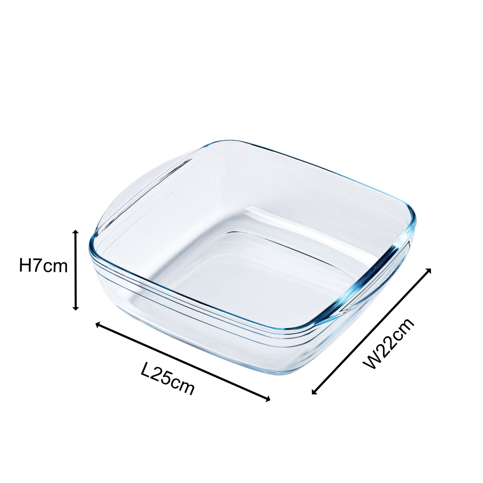 O'Cuisine Glass Square Air Fryer Roaster - 2.2L