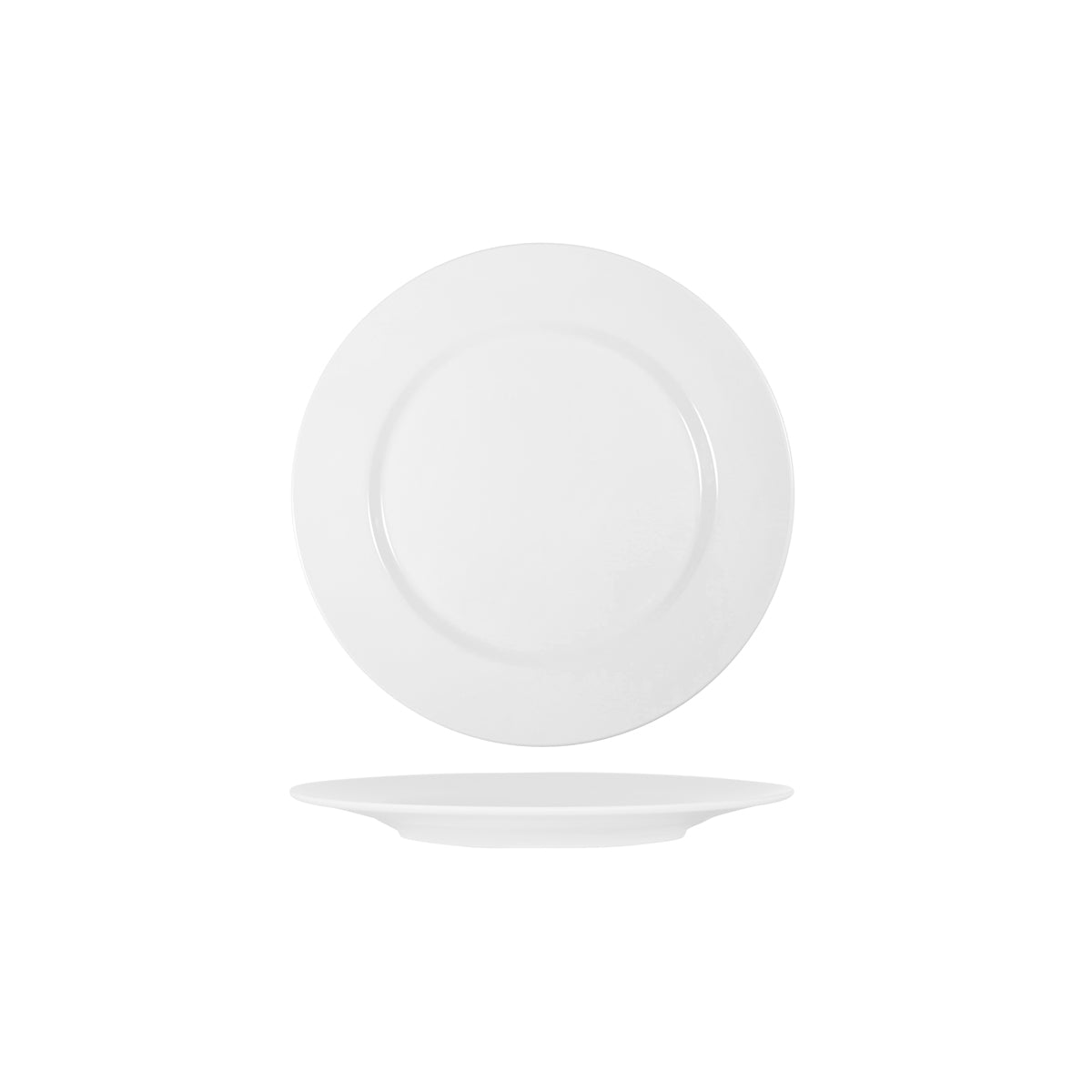 Superware White Round Plate Raised Rim 165mm