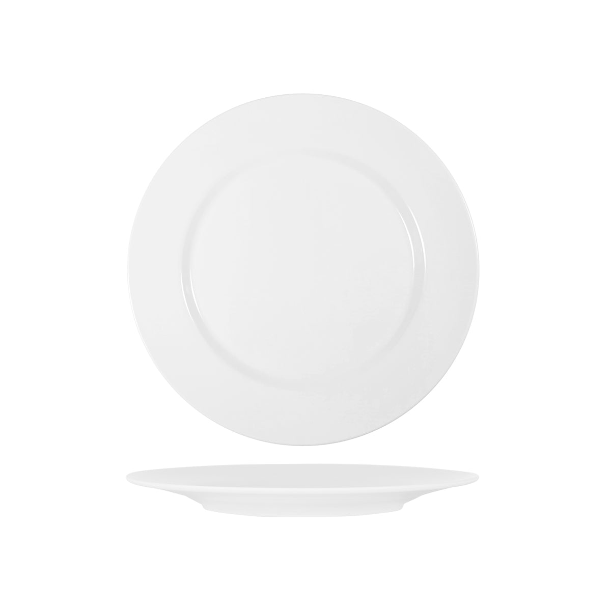 Superware White Round Plate Raised Rim 203mm