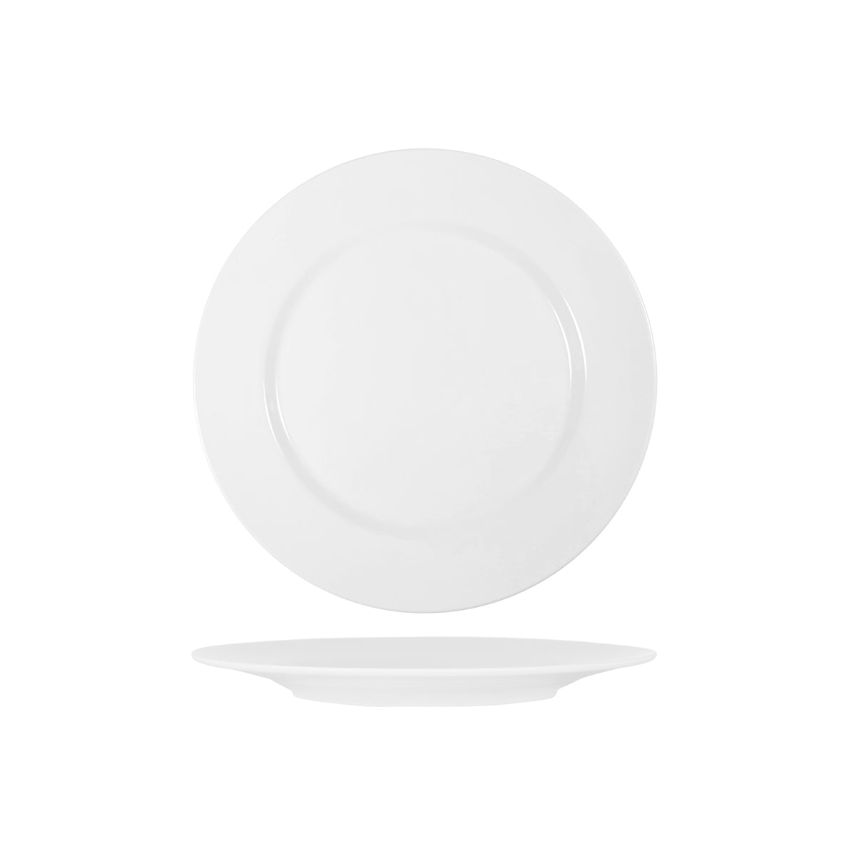 Superware White Round Plate Raised Rim 230mm