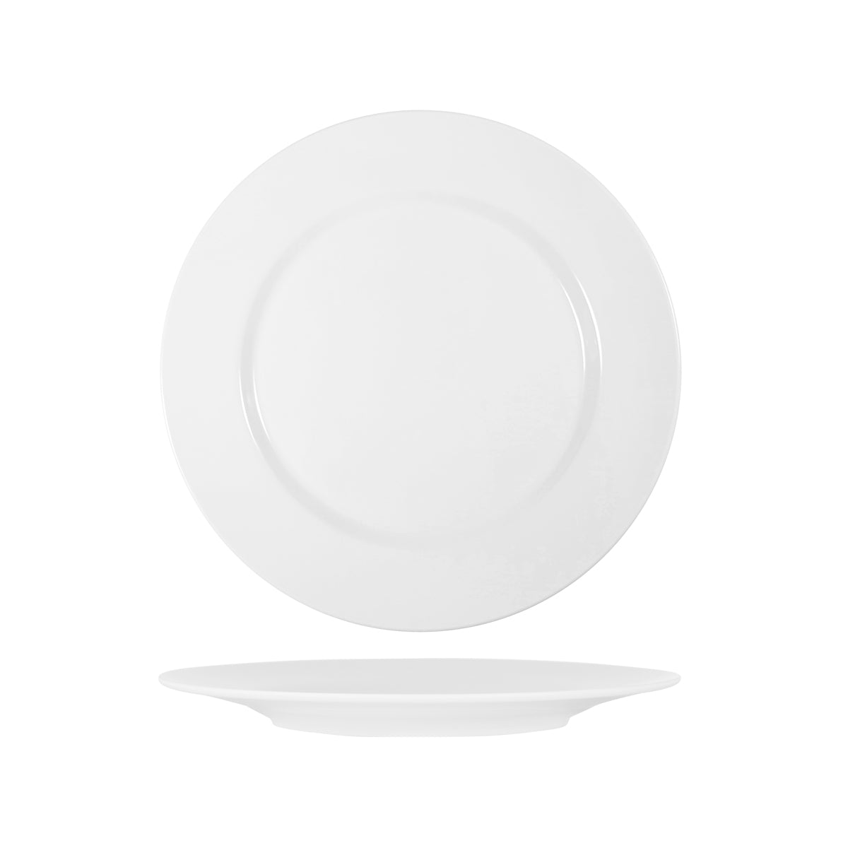 Superware White Round Plate Raised Rim 254mm