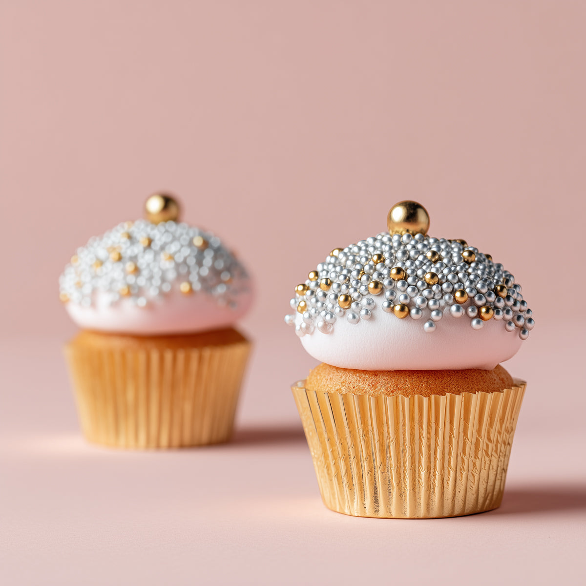 Sprinks Crunchy Shiny Gold 8mm Sprinkles 75g