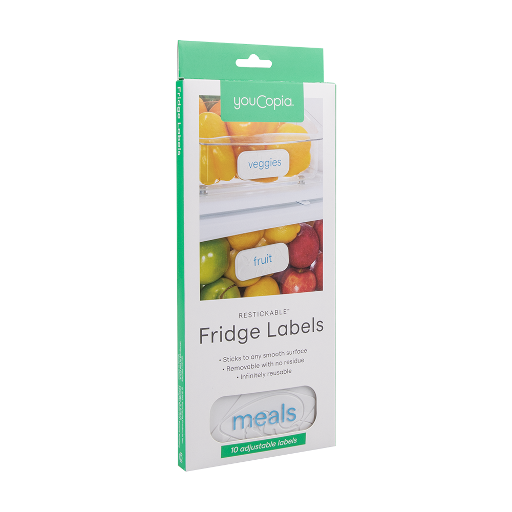 Youcopia Re-Stickable Fridge Labels Pack 10