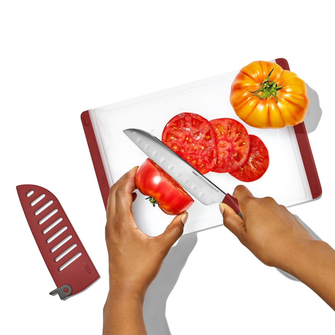 OXO Outdoor Santoku Knife W Lock Sheath 14cm