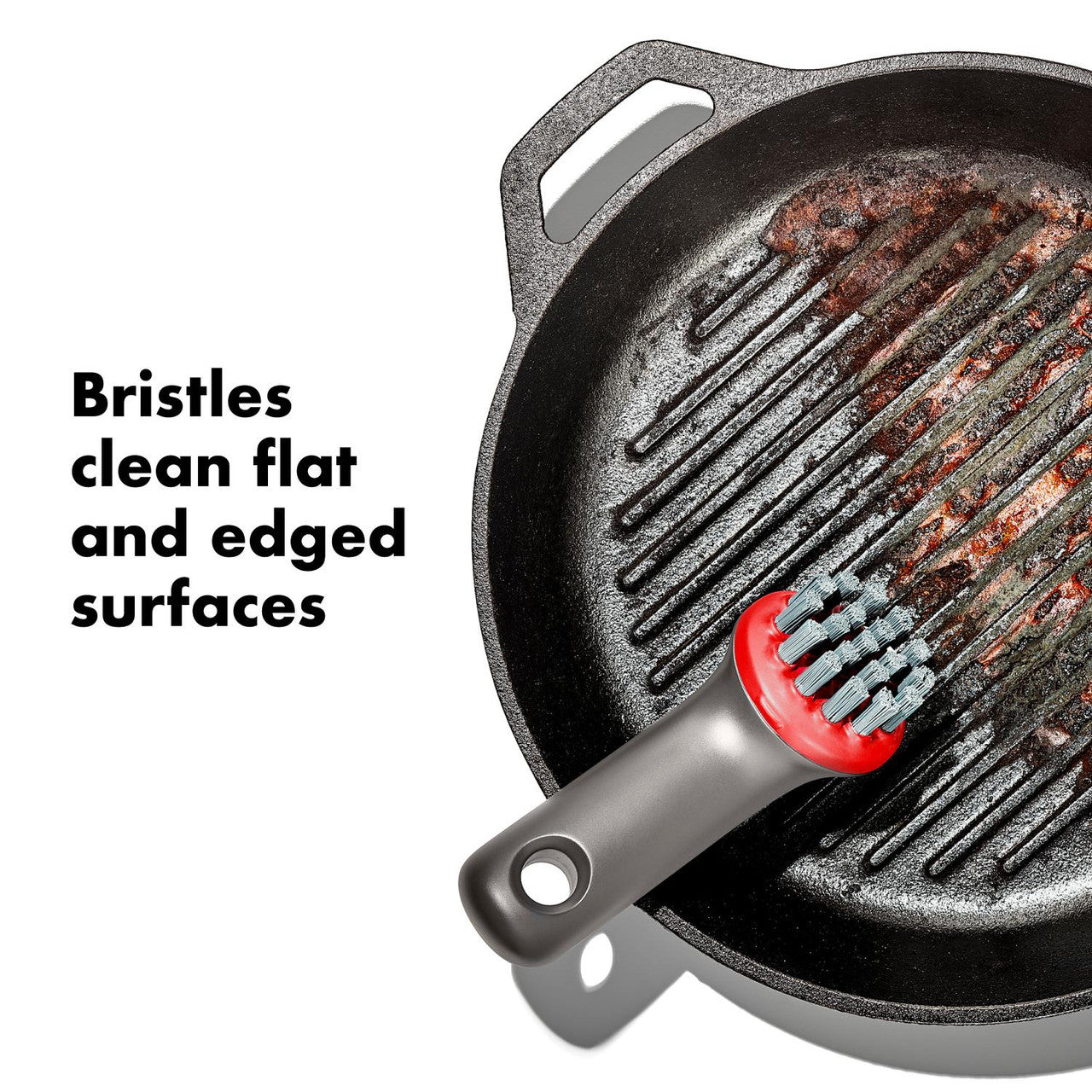 OXO Outdoor Heavy Duty Brush W/ Cover