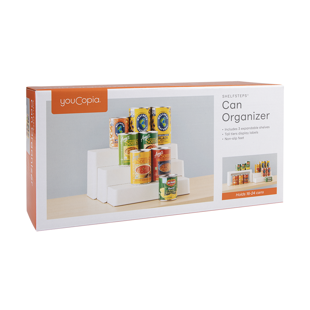 Youcopia Shelfsteps 3-Shelf Can Organiser