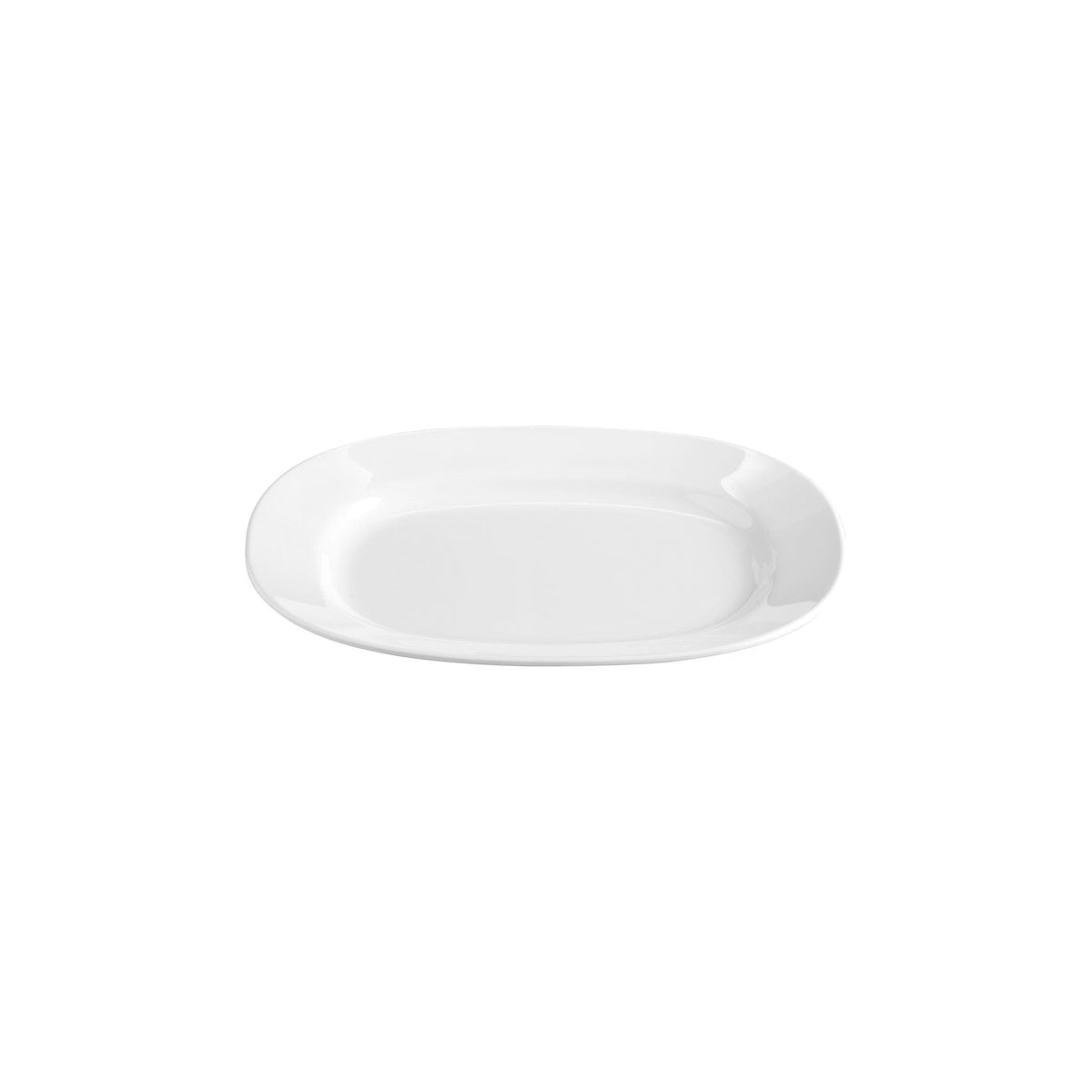 Superware White Oval Platter Wide Rim 300x245mm