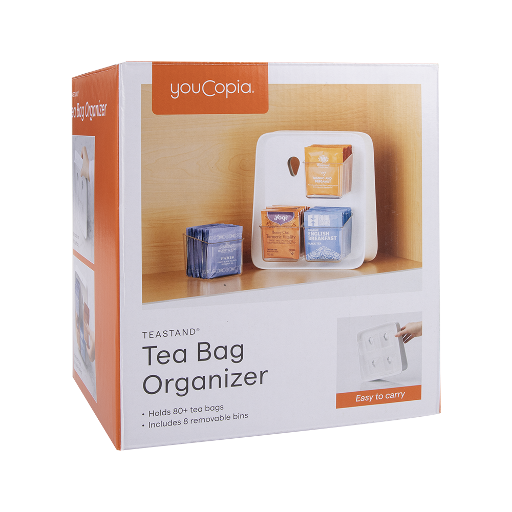 Youcopia Teastand 80 Tea Bag Organiser