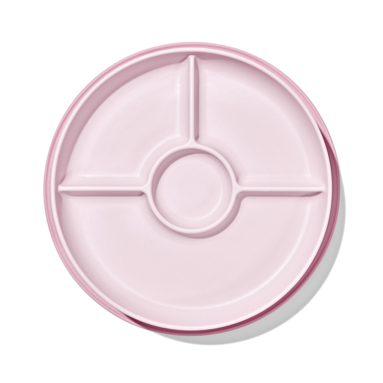 OXO Tot Stick & Stay Divided Plate (Blossom)