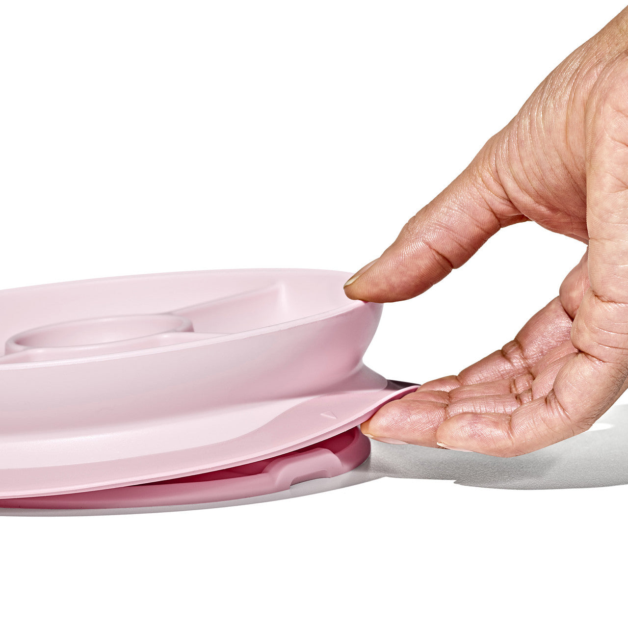 OXO Tot Stick & Stay Divided Plate (Blossom)